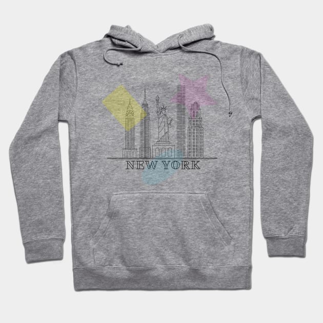 New York Fashionable Hoodie by Rhythm